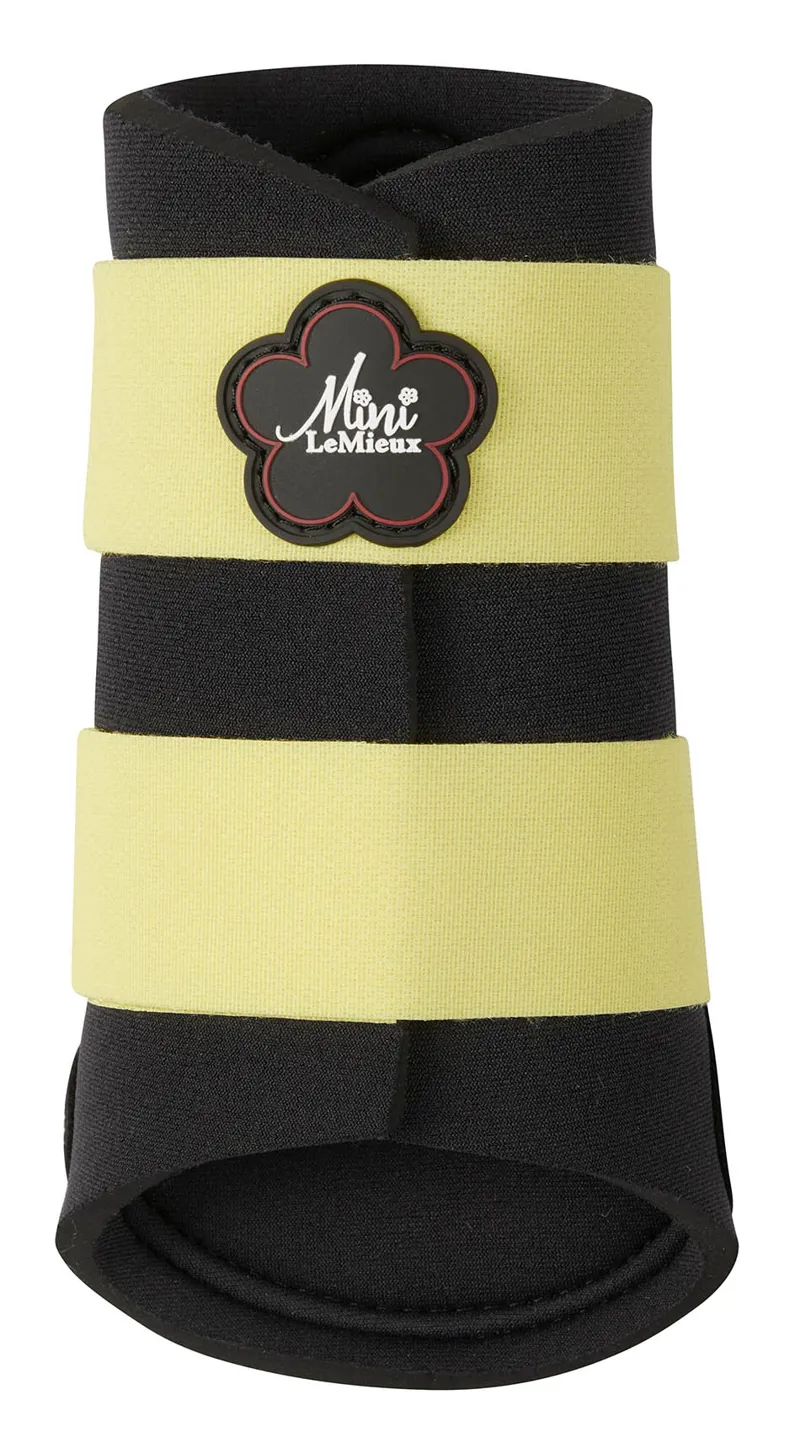 Mini LeMieux Brushing Boots in Citron
